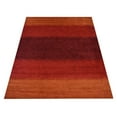 thumbnail image 3 of Rugsotic Carpets Handmade Rugs Hand Knotted Loom Rectangle 4'x6' Orange Red Wool for Indoor Use, 3 of 5