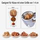 thumbnail image 2 of 1-piece multi-functional nutcracker with non-slip handle, nutcracker and hazelnut cracker, conical nutcracker, metal nutcracker for pecans, hazelnuts, 2 of 5