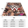 thumbnail image 6 of Wwe Fleece Blanket Super Soft Cozy Throw Blanket 80"X60", Lightweight Fuzzy Comfy Flannel Blanket Warm Plush Throw Blankets For Couch, Sofa, Bed, 6 of 8