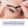 thumbnail image 2 of Eyebrow Ruler Creative Adhesive Eyebrow Positioning Makeup Tool Eyebrow Sticker, 2 of 10