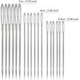 thumbnail image 2 of Large-Eye Needles Steel Yarn Knitting Needles Sewing Needles Darning Needle, 9 Pieces (Pointed), 2 of 7