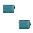 thumbnail image 2 of Qarigey Monedero Cambio de bolsa de dinero Mini billetera Bloqueo de Rfid Titular de la tarjeta Cuero de vaca Mujer Moda para bolsa de negocios Type2 NO2, 2 of 6