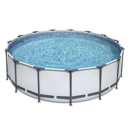 Bestway 5613AE Steel Pro MAX 16 x 4 Foot Above Ground Round Pool Set