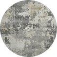 thumbnail image 2 of Addison Rugs Mayfield Premium Machine Washable Transitional Abstract Pewter Round Rug, 8' x 8', 2 of 6