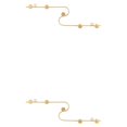 thumbnail image 3 of Toystoory Colgador de pared de hierro moderno, gancho para llaves, perchero para el hogar, sala de estar, jardín, entrada, muebles, pasillo, Oro 2Conjunto, 3 of 6
