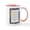 White/Pink Inside, variant on CafePress - Graduation Key To The Future IF By Rudyard Kipling - 11 oz Ceramic Mug - Novelty Coffee Tea Cup