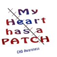 thumbnail image 2 of CafePress - My Heart Has A Patch Body Suit - Baby Light Bodysuit, Size Newborn - 24 Months, 2 of 4