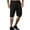 Z01-Black, variant on Men's Cargo Shorts 10 Inch Inseam Rip-Stop Straight 3/4 Chino Cargo Shorts Regular Fit with Multi-Pocket,Khaki,M