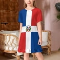 thumbnail image 2 of Cuban Flag Girls Dress Summer Round Neck, 2 of 6