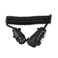 thumbnail image 1 of 7 Pin Trailer Truck Light Board Extension Cable Lead Male To Female Wire Plug Socket Extension Cord, 1 of 5