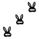 thumbnail image 5 of Cateissary Cotton Bunny Ears Hood Hat for Selfie 21.65x11.02inch Christmas Type1 NO1, 5 of 6