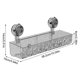 thumbnail image 2 of Almacenamiento de succión corrugada, caja de almacenamiento de succión sin taladro para el baño, estante de succión de patrón glaciar de acrílico para el baño, organizador de estante de succión ondula, 2 of 3