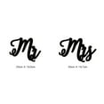 thumbnail image 3 of Hanging Signs 2Pcs Decoration Well Crafted Innovative Mr And Mrs Hanging Ornaments, 3 of 5