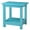 Blue, variant on Naipo Outdoor Side Table for Patio, Double Deck Adirondack End Table, Weather Resistant HDPS Rectangular Patio Table for Deck Garden Poolside, All-Weather Outdoor Furniture, Easy Assembly - Teak