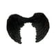 thumbnail image 1 of Ala de ángel Cosplay Ala de plumas Disfraz de Halloween Mujeres Ala de plumas decorativas para suministros de fiesta Vacaciones Cumpleaños Carnaval Negro, 1 of 8