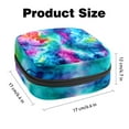 thumbnail image 3 of Tie-Dye Sanitary Napkin Storage Bags Menstrual Cup Pouches Nursing Pad Holder Tampon Bags, 3 of 7