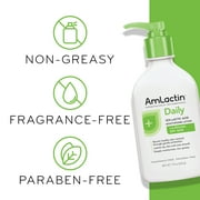 AmLactin Daily Moisturizing Body Lotion, 7.9 Ounce (Pack of 1) Bottle, Paraben Free