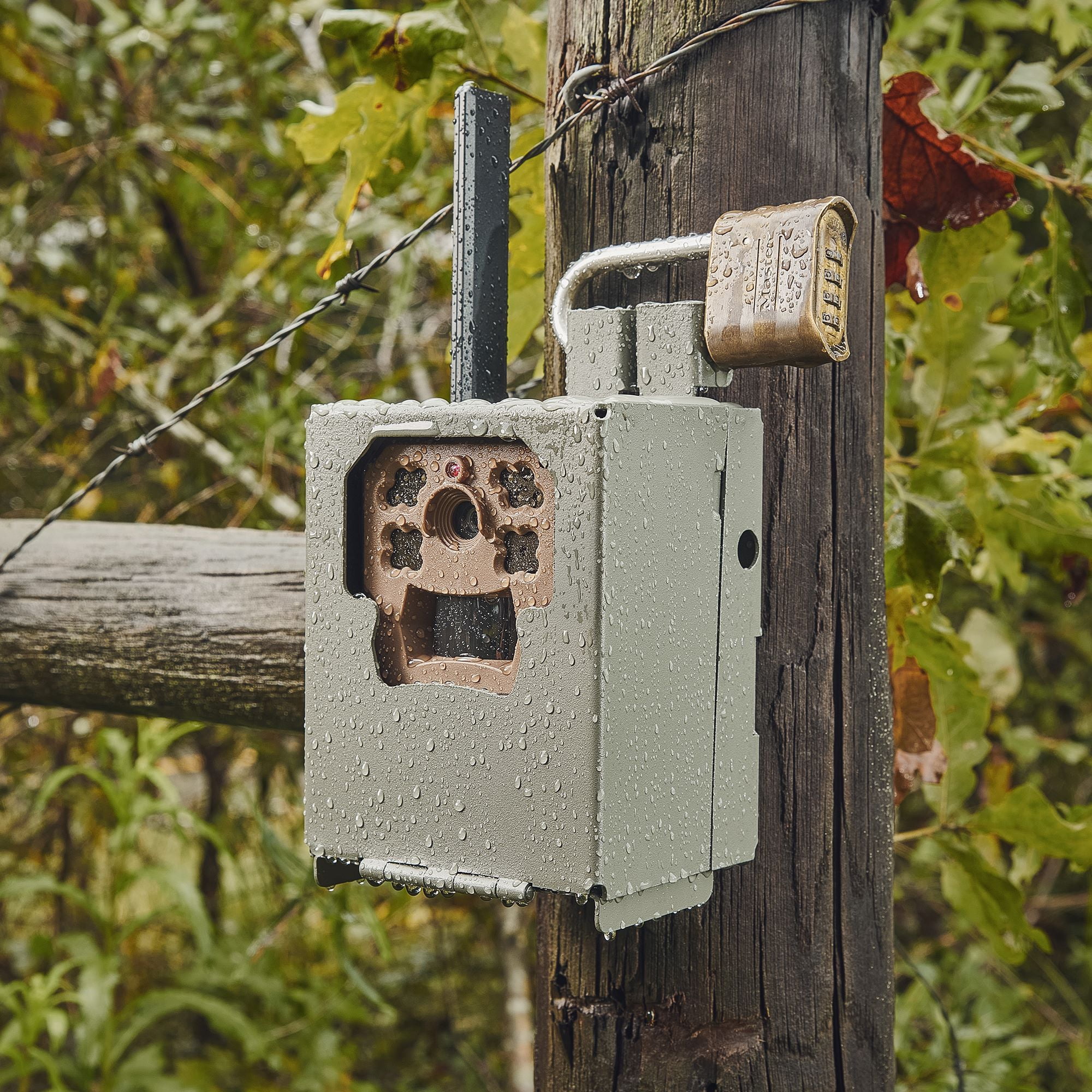 Moultrie Security Box for Edge, Edge Pro Cellular Trail Cameras - Robust Protection, 16-Gauge Steel, Weatherproof and Secure