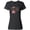 AB-Black, variant on Inktastic Thankful and Blessed Inspirational Saying with Pink Flowers Women's T-Shirt