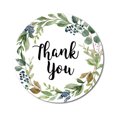 thumbnail image 1 of Darling Souvenir Round Classic Rustic Leaf Border Thank You Stickers Pack Of 45 Pcs-1.6 Inches, 1 of 4