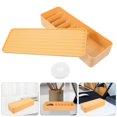 thumbnail image 4 of LEEYNEER Desktop Wire Storage Box Avocado Green Plastic 1Set 10.89X3.85X2.40In, 4 of 10