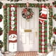 thumbnail image 1 of Pancartas de nailon para porche, decoraciones navideñas, pancartas de Feliz Navidad, letrero navideño para puerta de porche, pancartas de bienvenida para pared, decoración para fiestas en el hogar, de, 1 of 6