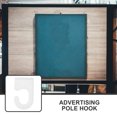 thumbnail image 4 of Shisuyan Poster Hook White 10Pcs 0.9In 0.6In 0.2In, 4 of 9