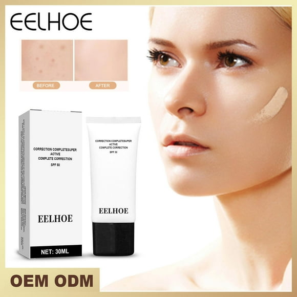 cc Crema Maquillaje Desnudo Iluminador Incluso Piel 30ml Hidratante Larga Duración Base Líquida Impermeable Maquillaje Primer Corrector , cc Blanco Crema Colco Base de colchón de aire