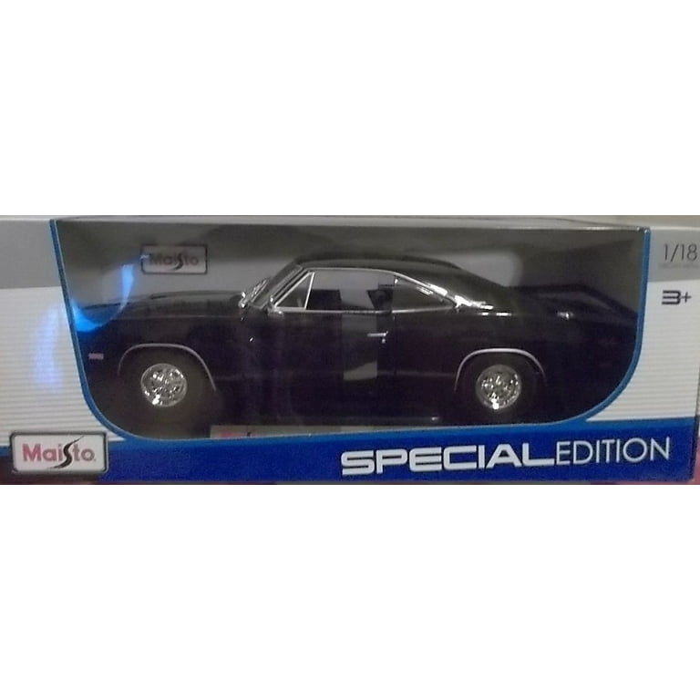 ダッジチャージャーR/T 黒 maisto 1969 Dodge Charger 1969 Dodge Charger R/T Black 1/18 Diecast Model Car by Maisto