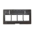 thumbnail image 3 of Leviton 49910-SE4 4-Port QuickPort Modular Furniture Faceplate, Black, 3 of 3