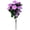 Purple, variant on PPKVUFD Artificial Fake Flowers for Outdoors Spring Outside Decoration, 1 Bundles Silk Azalea Faux Plants UV Resistant Realistic Outdoor Flowers for Planter Porch Patio Garden Walkways Home