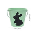 thumbnail image 3 of Deeceymbur Easter Bunny Tin Candy Bucket Metal Storage Container for Kids Gift Holiday Decor Colorful Reusable Pail, 3 of 6