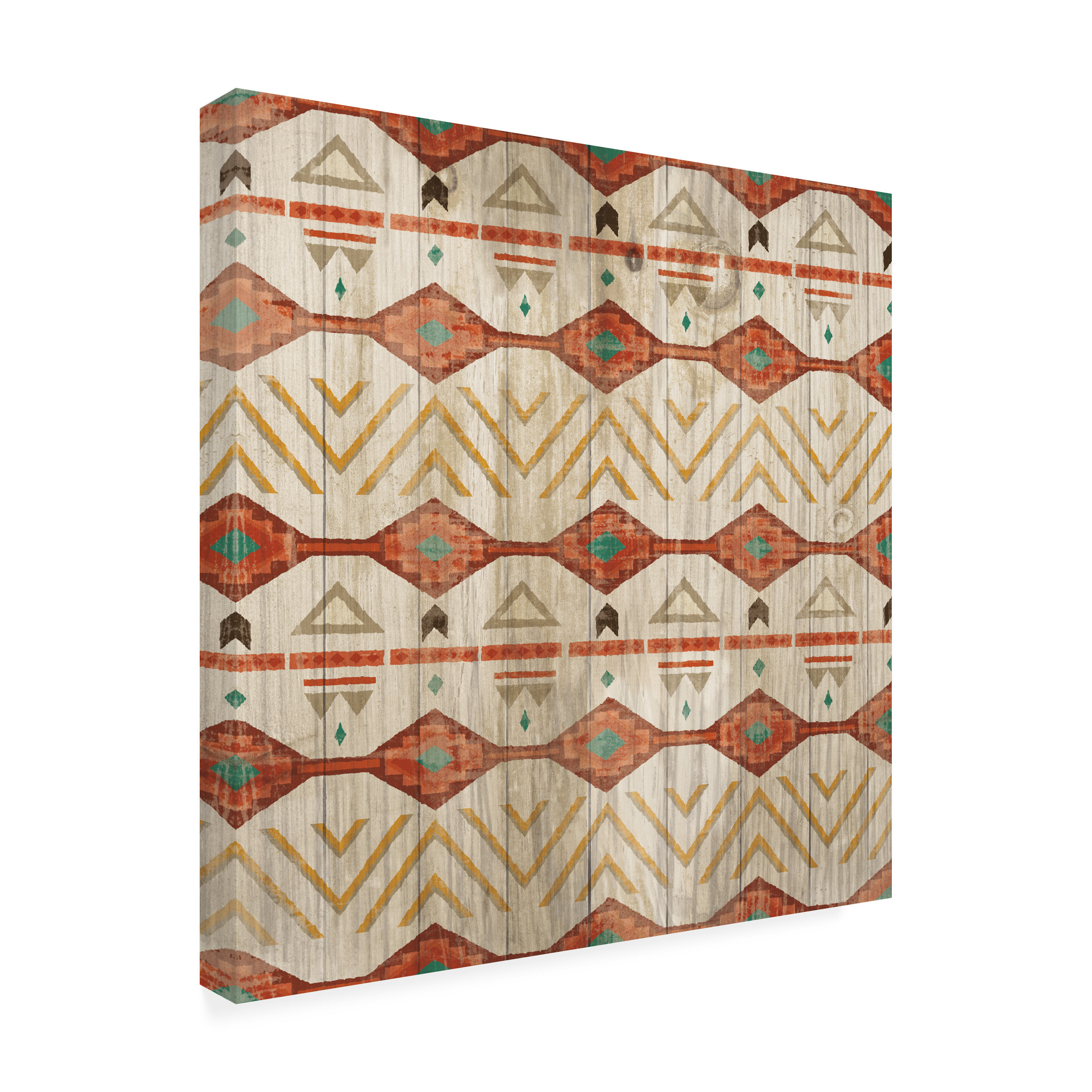 Wild Apple Portfolio 'Natural History Lodge Southwest Pattern VII' Canvas Art
