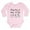 Petal Pink, variant on CafePress - Party My Crib Body Suit - Long Sleeve Cotton Baby Bodysuit