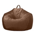 thumbnail image 3 of de bolsa de frijoles de suave para almacenamiento de de peluche, de almacenamiento perfecta para almohadas / Marrón_3 Gloria funda de puff para niños, 3 of 9