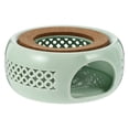 thumbnail image 3 of 1 Pc Exquisite Ceramic Teapot Warmer Household Tea Heating Tool (Light Green), 3 of 8