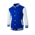 thumbnail image 3 of WUWUQF Varsity Jacket Men, Men's Varsity Baseball Jacket Casual Boys College Lightweight Jacket Coat, 3 of 9