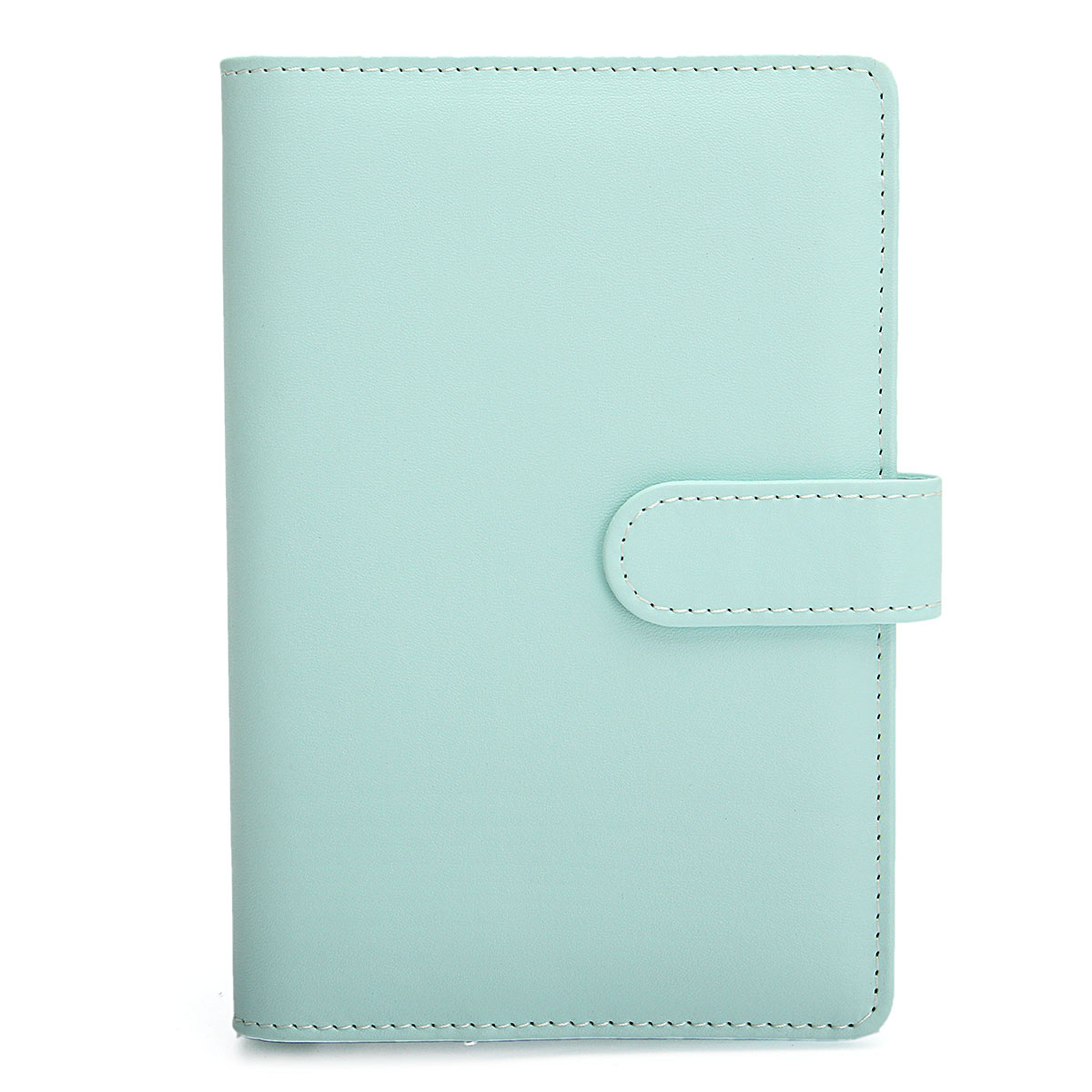 A6 6Ring Loose Leaf Binder Notebook Leather Cover Agenda Planner Ring