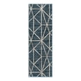 thumbnail image 3 of Unique Loom Matrix Trellis Collection Area Rug - Geometric (2' x 6' 1" Runner Blue/Light Blue), 3 of 7