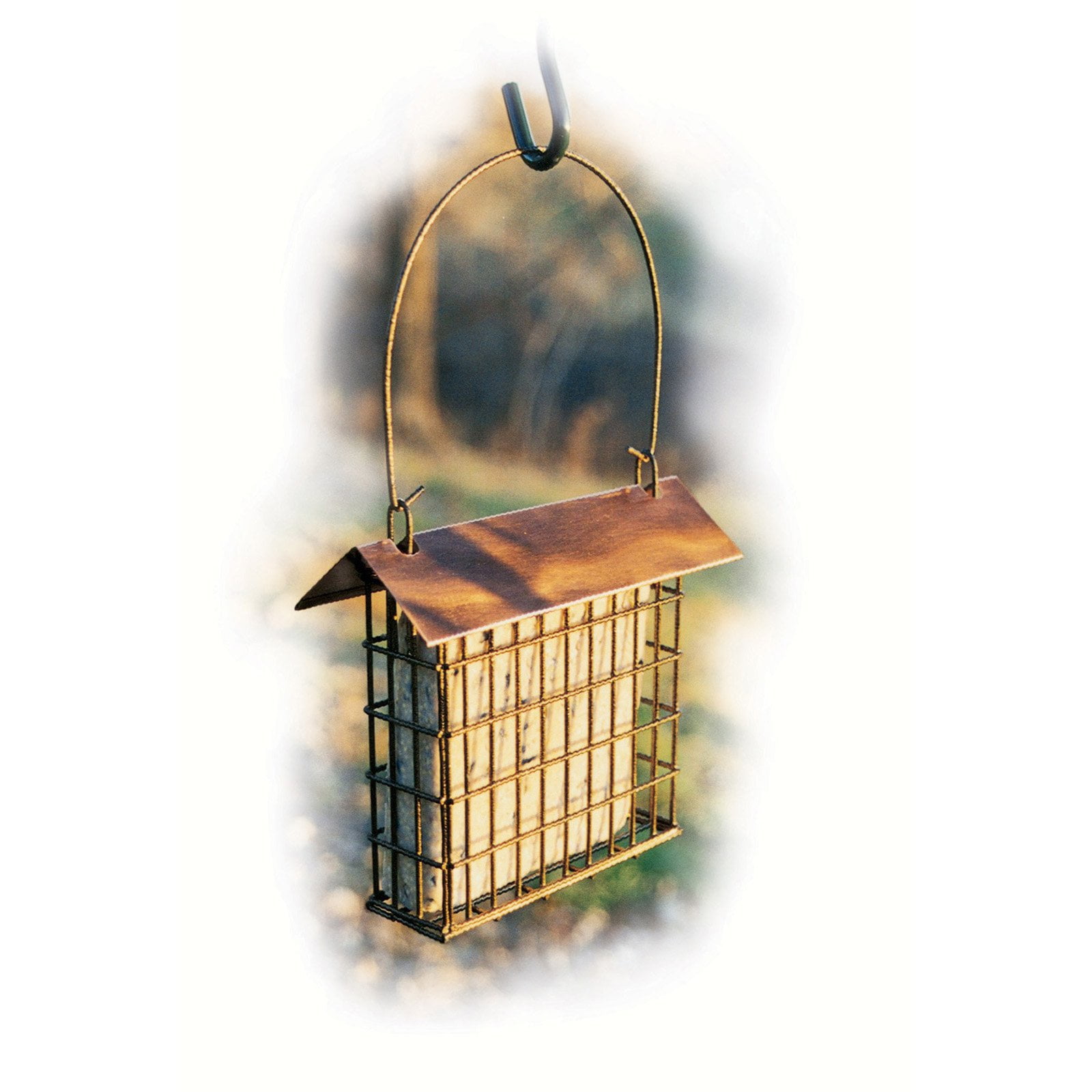 Wood Link Top Single Suet Cage