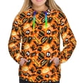 thumbnail image 4 of Hoodies for Women - Happy Halloween1 Comfrt Colour Drawstring Women'S Fashion Hoodies & Sweatshirts, Fall Outfits Clothes for Women 2024 Pullover with Kangaroo Pocket, 4 of 7