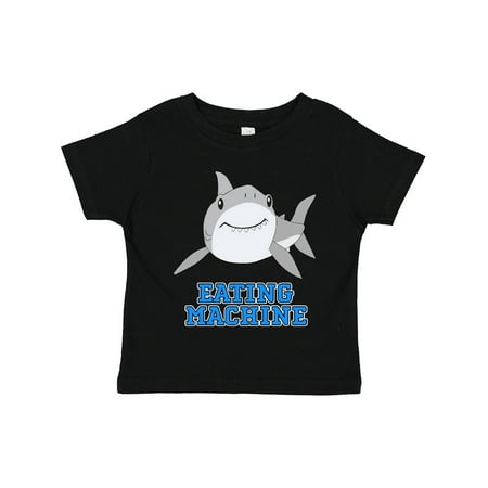 

Inktastic Eating Machine Cute Shark Gift Toddler Boy or Toddler Girl T-Shirt