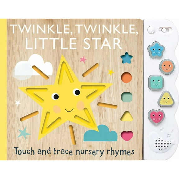Touch and Trace Nursery Rhymes: Twinkle, Twinkle Little Star with 5-Buttton Light and Sound (Board Book)