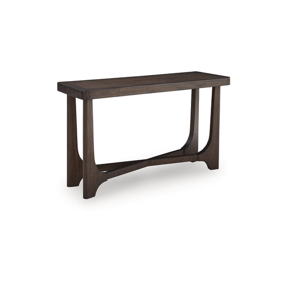 Signature Design by Ashley Korestone Sofa Table, Dark Brown, Contemporary Entryway Console Table