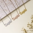 thumbnail image 3 of Custom Name Necklace Personalized Customized Jewelry Gift for Women Gold ,Silver and Rose Gold, 3 of 4