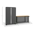 thumbnail image 2 of NewAge Products Bold Series Gray 2 Piece Cabinet Set, 2 of 16
