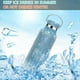 thumbnail image 5 of Botella de Agua de Acero Inoxidable con Diamantes, Botella de Agua Portátil con Diamantes de Imitación y Purpurina, Frasco Térmico Cruzado Brillante de 600ml A, 5 of 8
