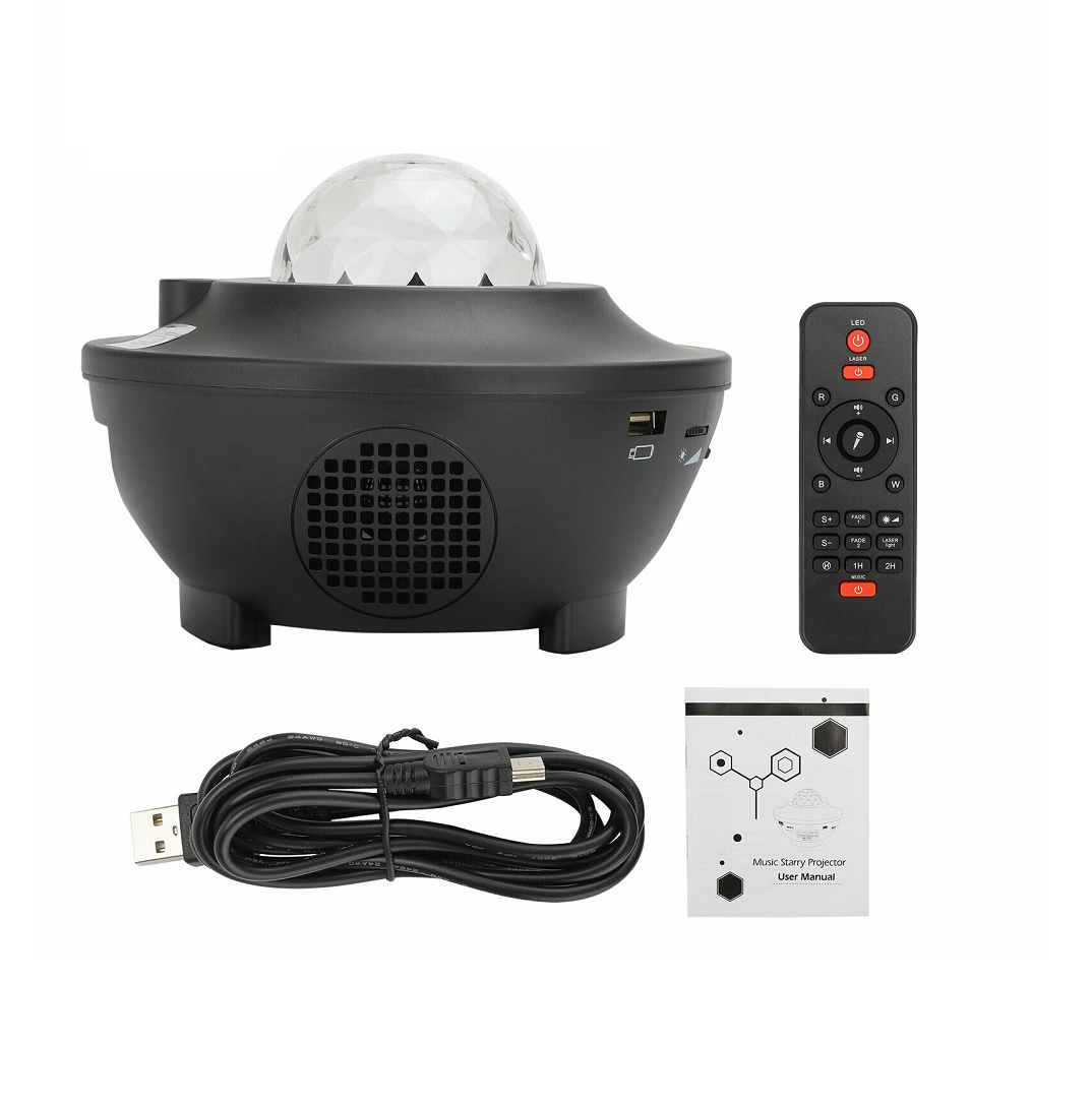 LED Galaxy Projector Starry Night Lamp Bluetooth USB Star Projection