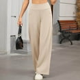 thumbnail image 4 of Women's Yoga Pants with Pockets, Elastic Loose Fit, Casual Home Wear Exercise Pants, 4 of 9