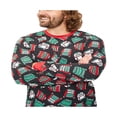 thumbnail image 4 of Christmas Matching Family Outfit Long Sleeve  Collar Pullover Pants 2PCS Christmas PJs Set for Adults Kids, 4 of 6